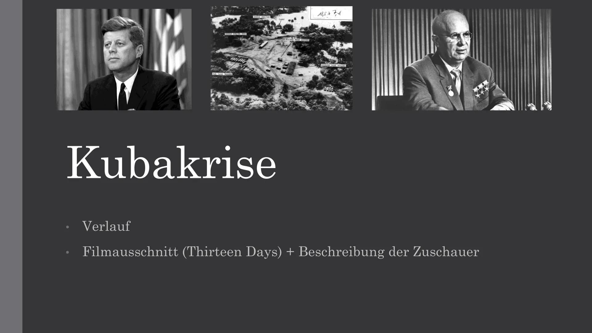 John F. Kennedy und
die Kubakrise
War sein Titel als Friedensbringer berechtigt?
Daniel Traub
GFS Geschichte ●
●
•●
John F. Kennedy - noch h