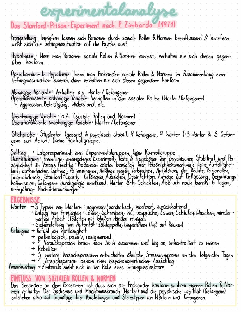 stanford-prison experiment
Teilnehmer bewarben sich auf eine Zeitungsanzeige Freiwillige gesucht für eine Studie über die
psychischen Auswir