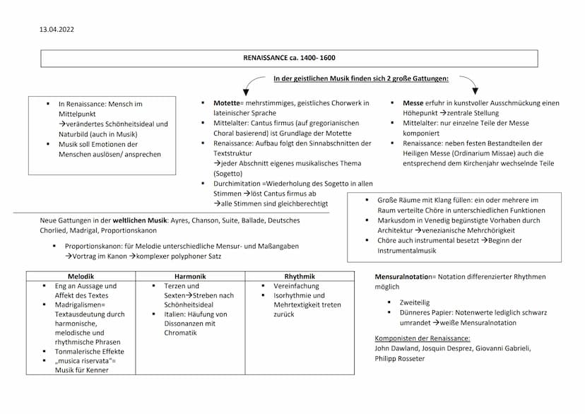 20.04.2022
Ziel: Menschen in Affekte zu versetzen
→ Einsatz entsprechender musikalischer
Gestaltungsmittel
Gestalterische und harmonische Ba