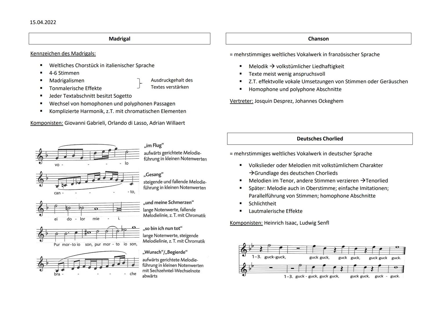 20.04.2022
Ziel: Menschen in Affekte zu versetzen
→ Einsatz entsprechender musikalischer
Gestaltungsmittel
Gestalterische und harmonische Ba