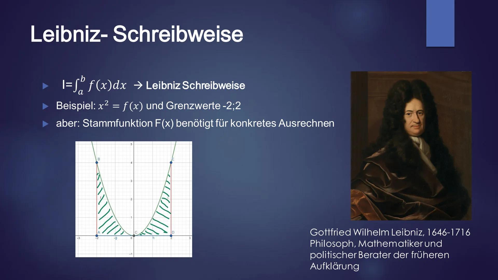 a
f(x)
S
bx
HIL
EIBNIZ
BUTTERKEKS
Hauptsatz der Differenzial- und
Integralrechnung Gliederung
Problemstellung
Herleitung des Integrals
Annäh