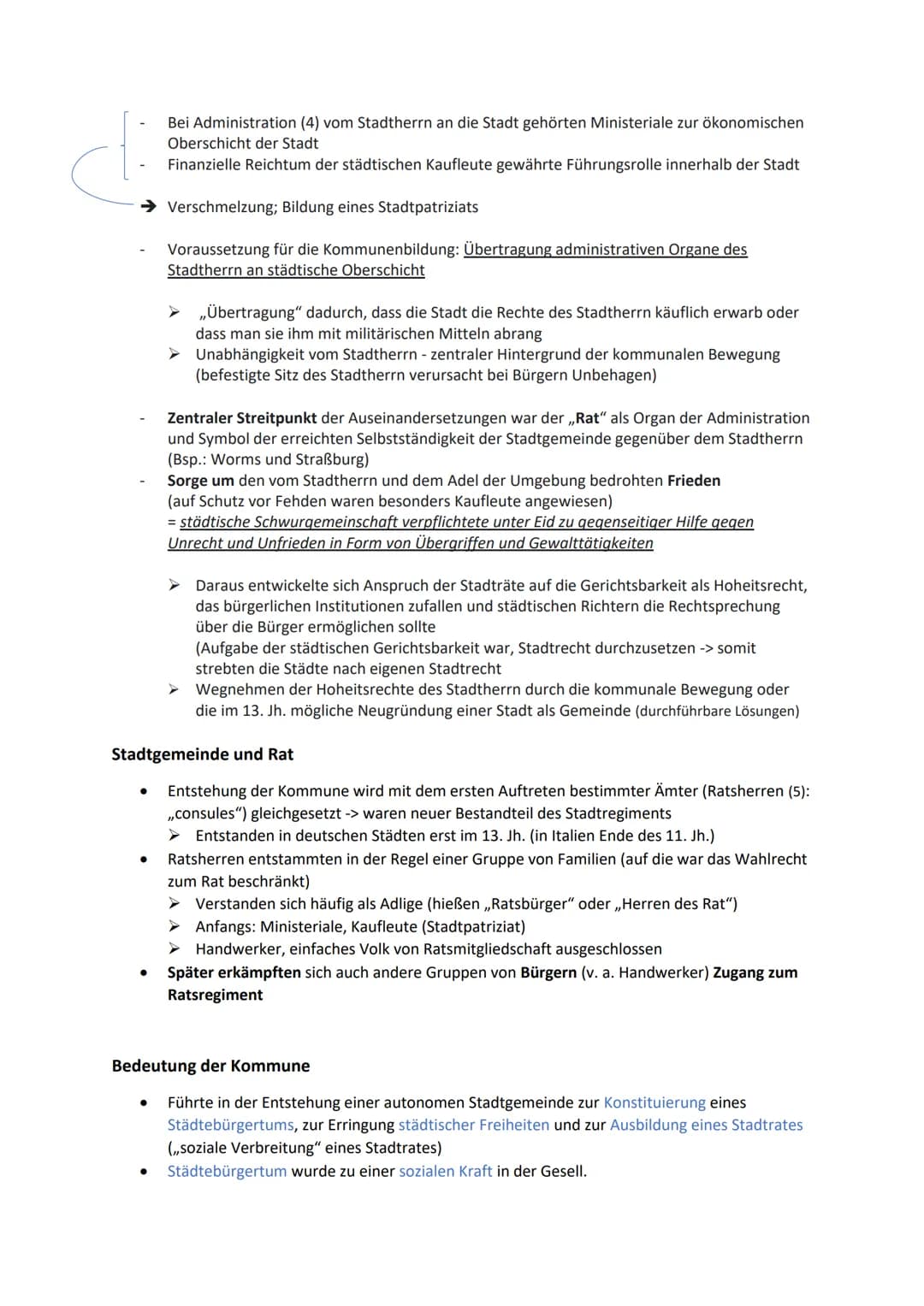 Einteilung der Städte:
Größe der Bevölkerung
1. Großstädte über 10.000 Einwohner
2. Mittelstädte über 2.000 Einwohner
3. Kleinstädte = unter