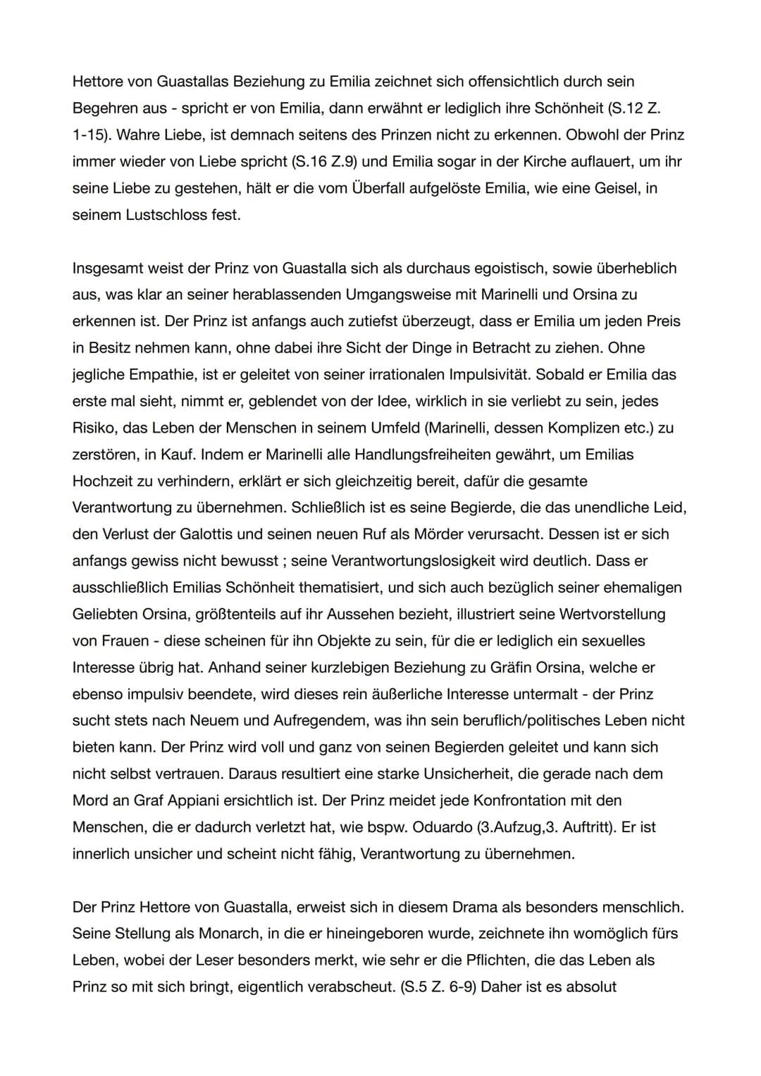 Charakterisierung - Hettore Gonzaga, Prinz von Guastalla
Der Prinz von Guastalla, namens Hettore Gonzaga, stellt eine der Hauptfiguren in
Go