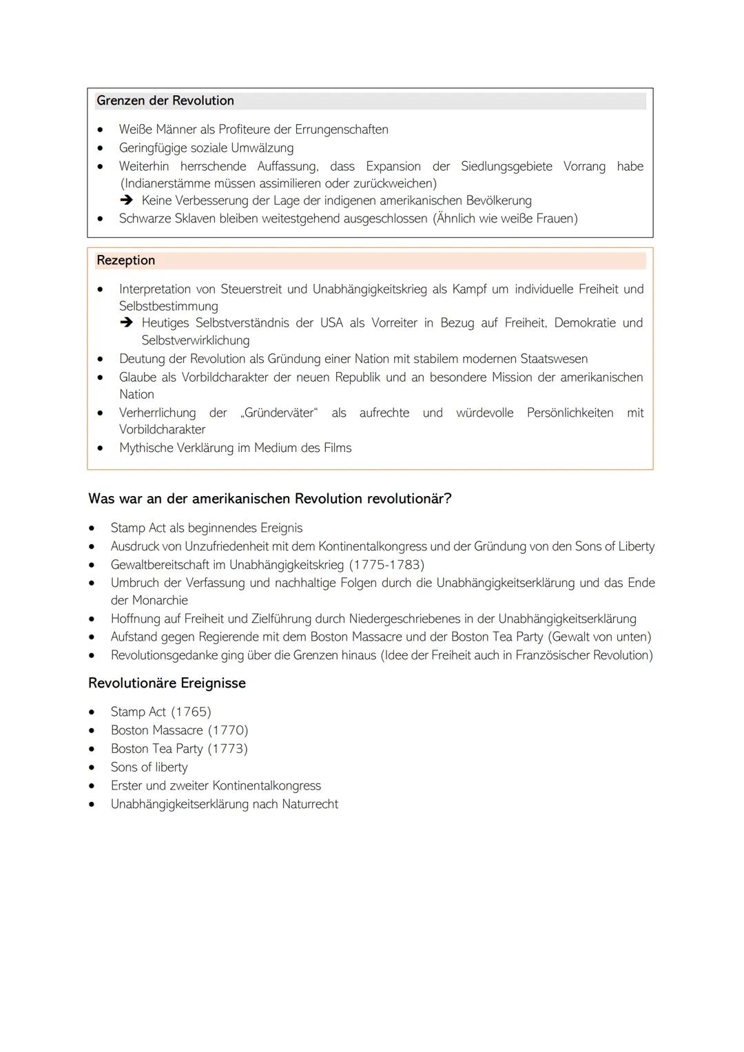 Q1 - 12.1 DIE AMERIKANISCHE UNABHÄNGIGKEIT („AMERICAN REVOLUTION")
●
●
●
●
●
●
GESCHICHTE - ABITUR
-
ZEITSTRAHL DES MODULS
VORGESCHICHTE DER