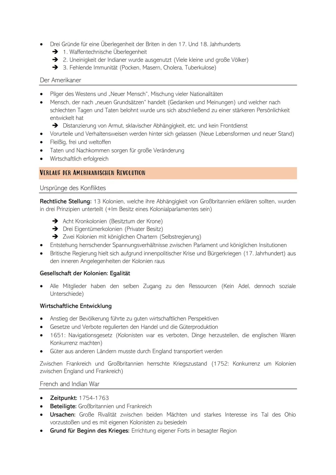 Q1 - 12.1 DIE AMERIKANISCHE UNABHÄNGIGKEIT („AMERICAN REVOLUTION")
●
●
●
●
●
●
GESCHICHTE - ABITUR
-
ZEITSTRAHL DES MODULS
VORGESCHICHTE DER