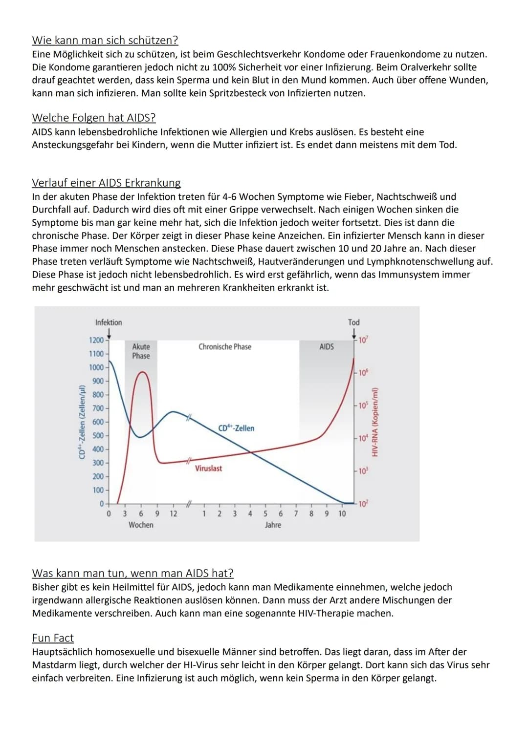 AIDS
Präsentiert von Meggie Handout AIDS
Was ist HIV?
Das Hi-Virus oder anders gesagt HIV bedeutet ,,Humanes Immundefizienz Virus". Das Viru