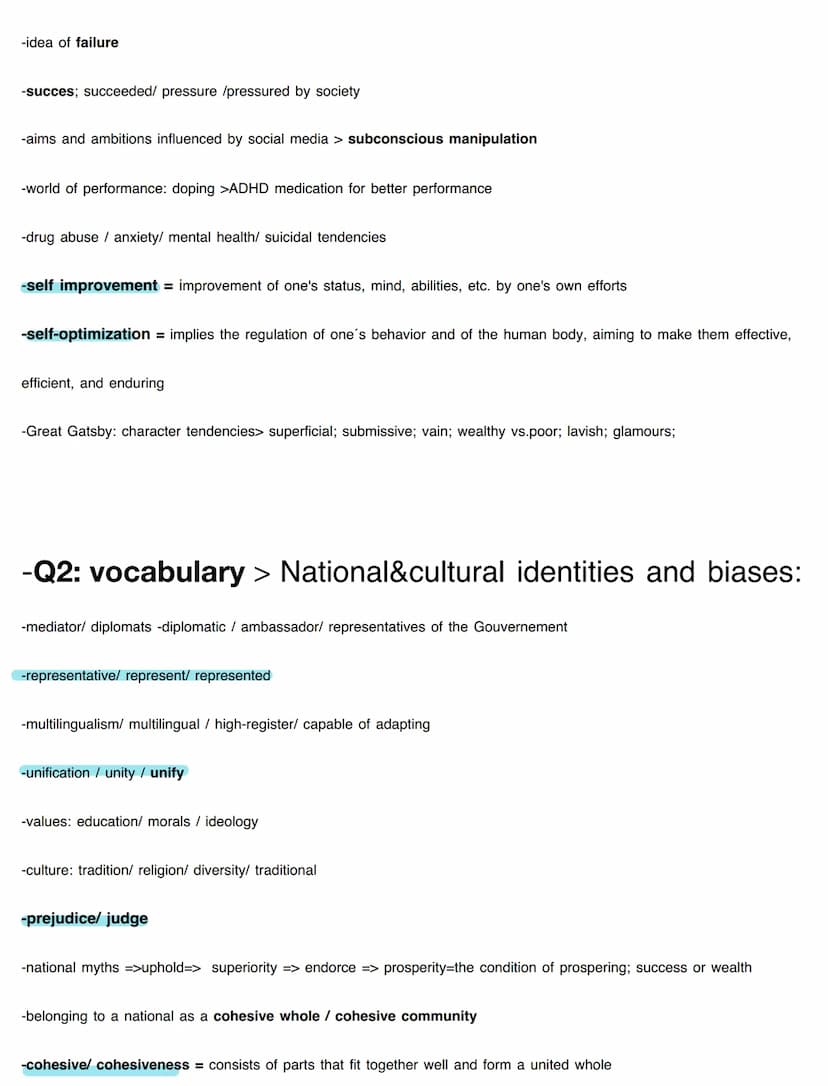 inhaltlich:
-Q1: vocabulary> individual vs. Society:
-sacrifice generation > younger generation > Generation Z
-solidarity /empathy=
-resili