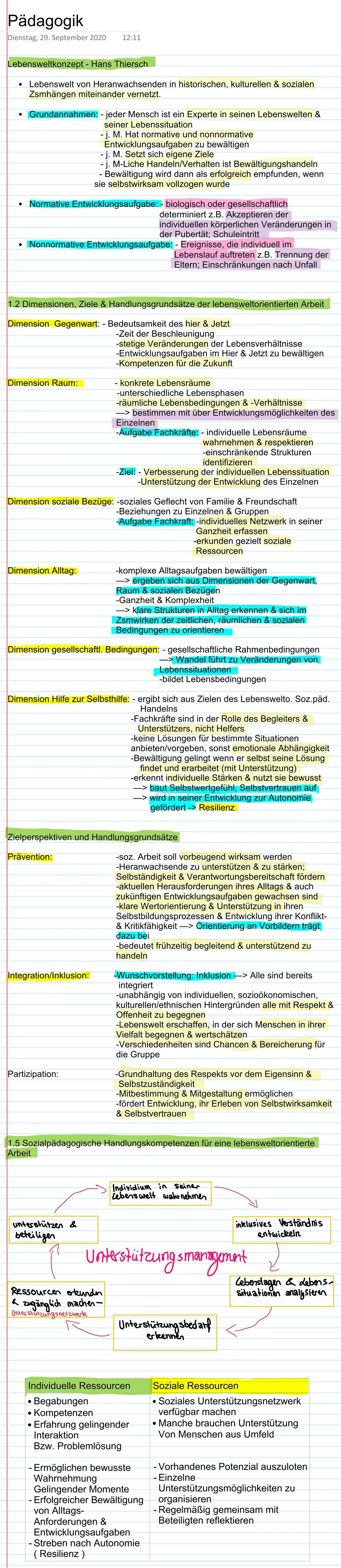 Hans Thiersch Lebensweltorientierung PDF - Einfach erklärt und mit Beispielen