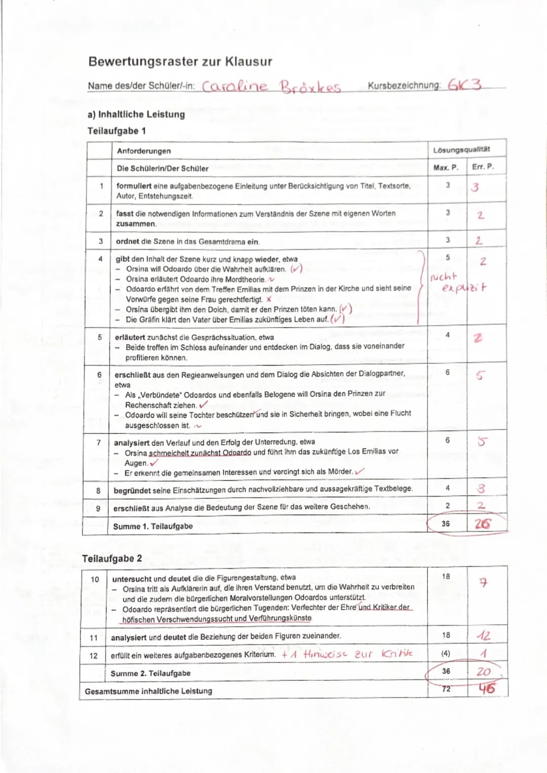 4. Kursarbeit Gk-D₁+3/SWF/RNK Jgst. 12
Frage
Frage
1 Untersuchen Sie zunächst die Gestaltung des Dialogs, indem Sie auf die Gesprächssituati