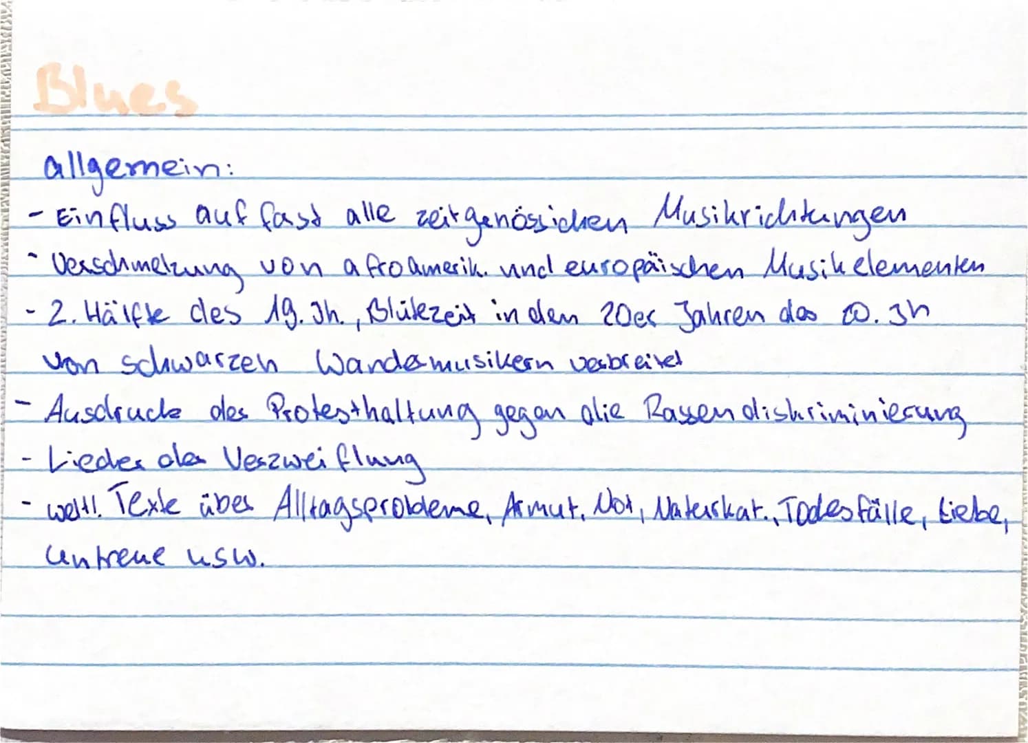 Worksong
allgemein:
- harte Sklavenarbeit z.B Rudern, Baumwoll feldes. Straßen-
und Schienen bau, im Bergwerk, im Haushalt der Weißen
musika