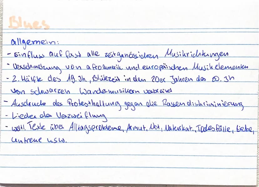 Worksong
allgemein:
- harte Sklavenarbeit z.B Rudern, Baumwoll feldes. Straßen-
und Schienen bau, im Bergwerk, im Haushalt der Weißen
musika