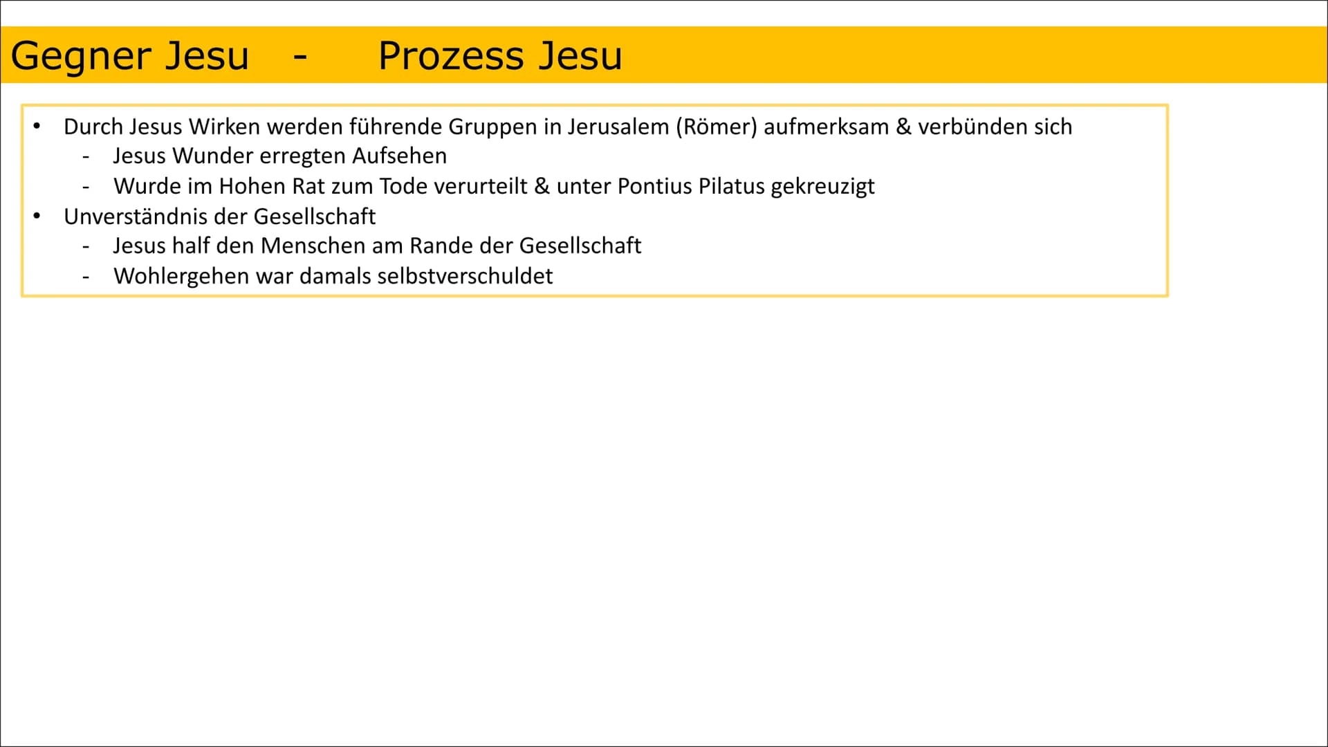 Reich Gottes-Botschaft
Anspruch Jesu
Beginn Reich Gottes durch das Wirken Jesu
●
●
●
●
●
Fortführung durch nächstenliebendes Handeln
Vollend