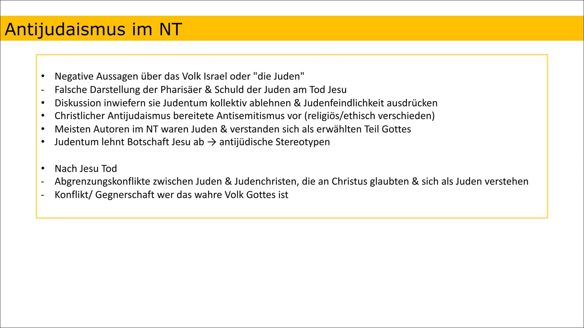 Reich Gottes-Botschaft
Anspruch Jesu
Beginn Reich Gottes durch das Wirken Jesu
●
●
●
●
●
Fortführung durch nächstenliebendes Handeln
Vollend