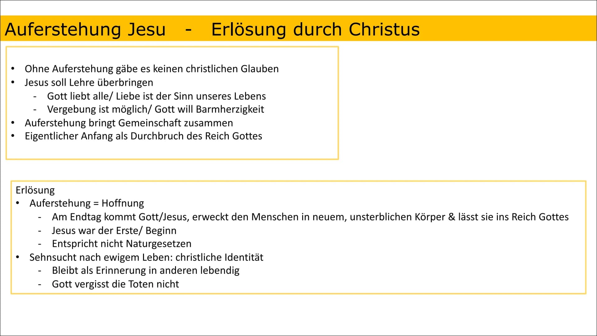Reich Gottes-Botschaft
Anspruch Jesu
Beginn Reich Gottes durch das Wirken Jesu
●
●
●
●
●
Fortführung durch nächstenliebendes Handeln
Vollend
