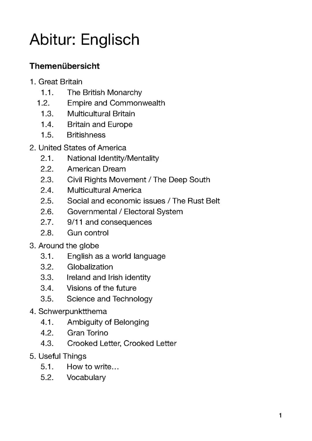 Your Guide to Englisch Abi Aufgaben und Gran Torino – Lösungen & Themen 2024