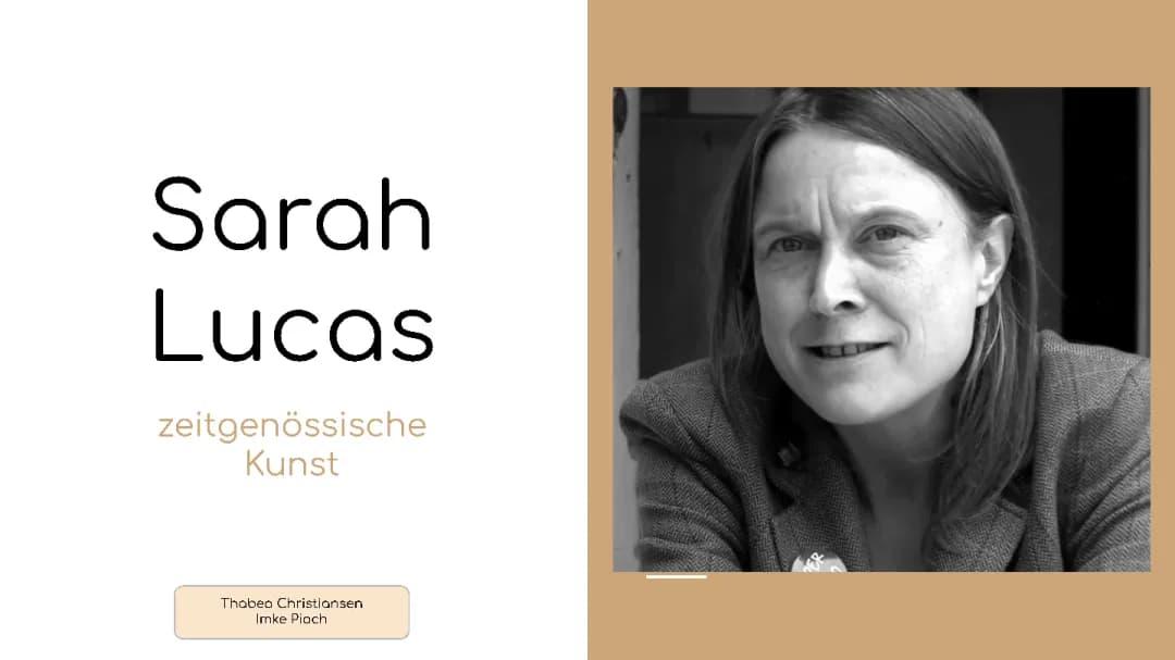 Sarah Lucas in Mannheim: Aktuelle Ausstellungen und Kunstwerke