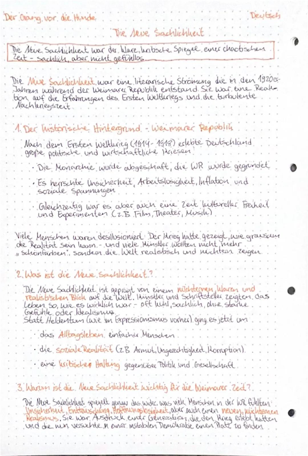 Der bang vor die Hinde.
Schwerpunkt Roman → Figuren
Doris → träumt davon, „Glanz“ zu werden.
18 Jahre alt
aus einfachen Verhältnissen
schlec