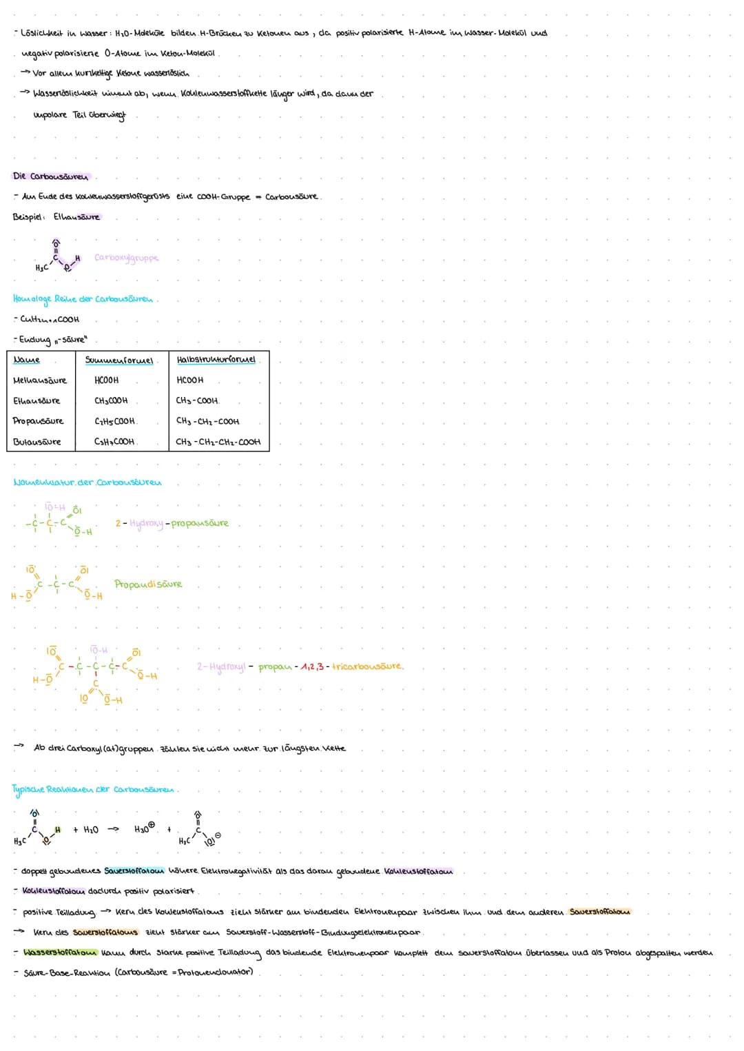 Alcleryde
Kowenwasserstoffgerüst mit Doppelbindung zwischen C-Atom und 0-Atom (Carbonylgruppe)
-am beteiligten C-Atom mindestens ein H-Atom
