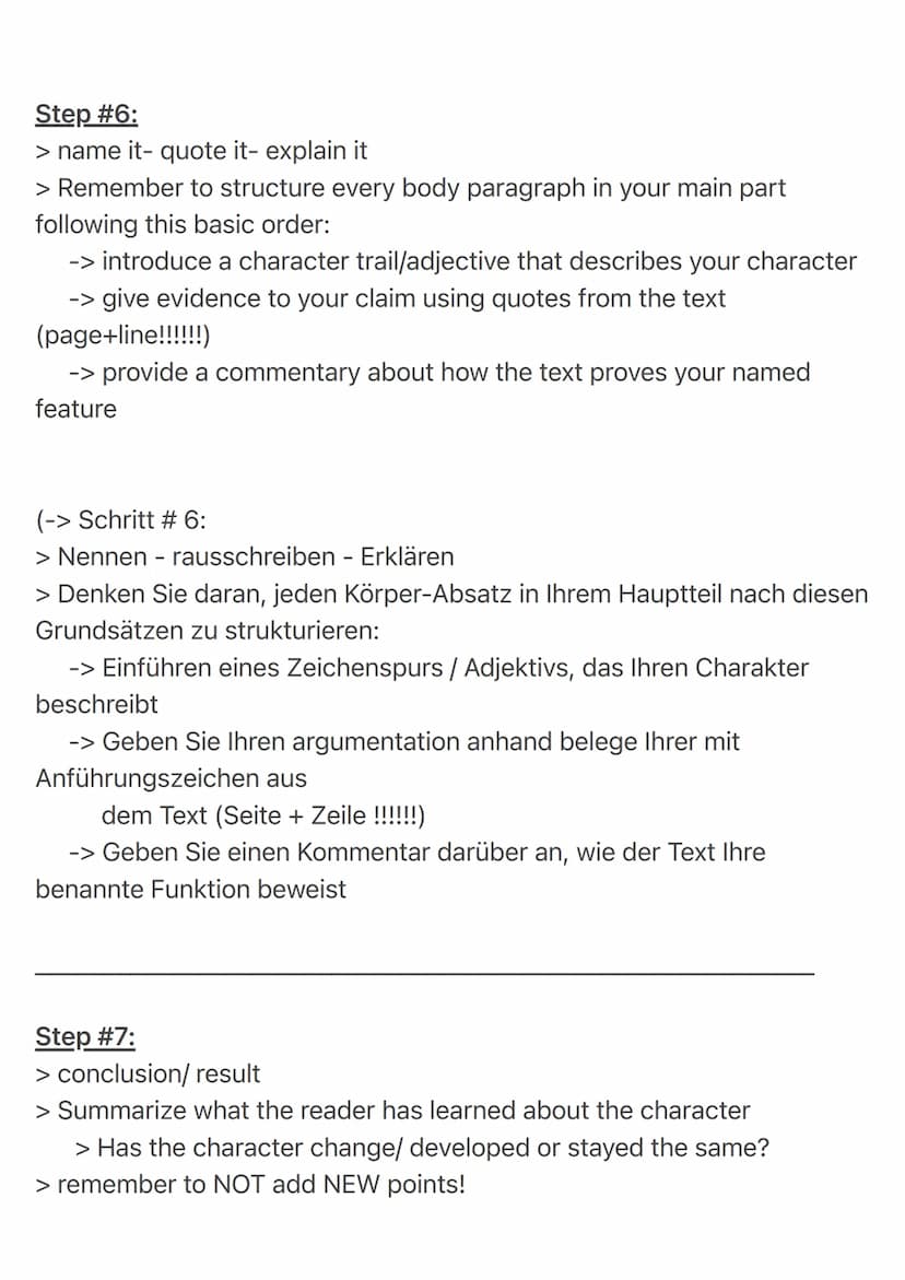 How to write a
characterization? ✓
Why analyze a character?
> analyzing characters in a piece of literature gives you a better
understanding
