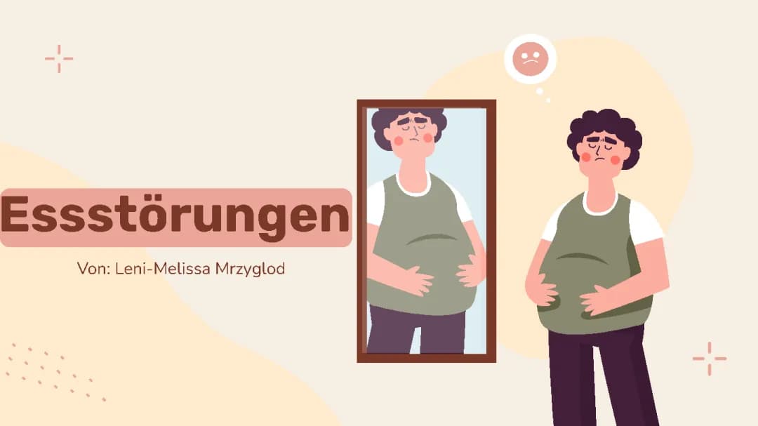 Eine Präsentation zu meiner Facharbeit mit dem Thema Essstörungen. 
