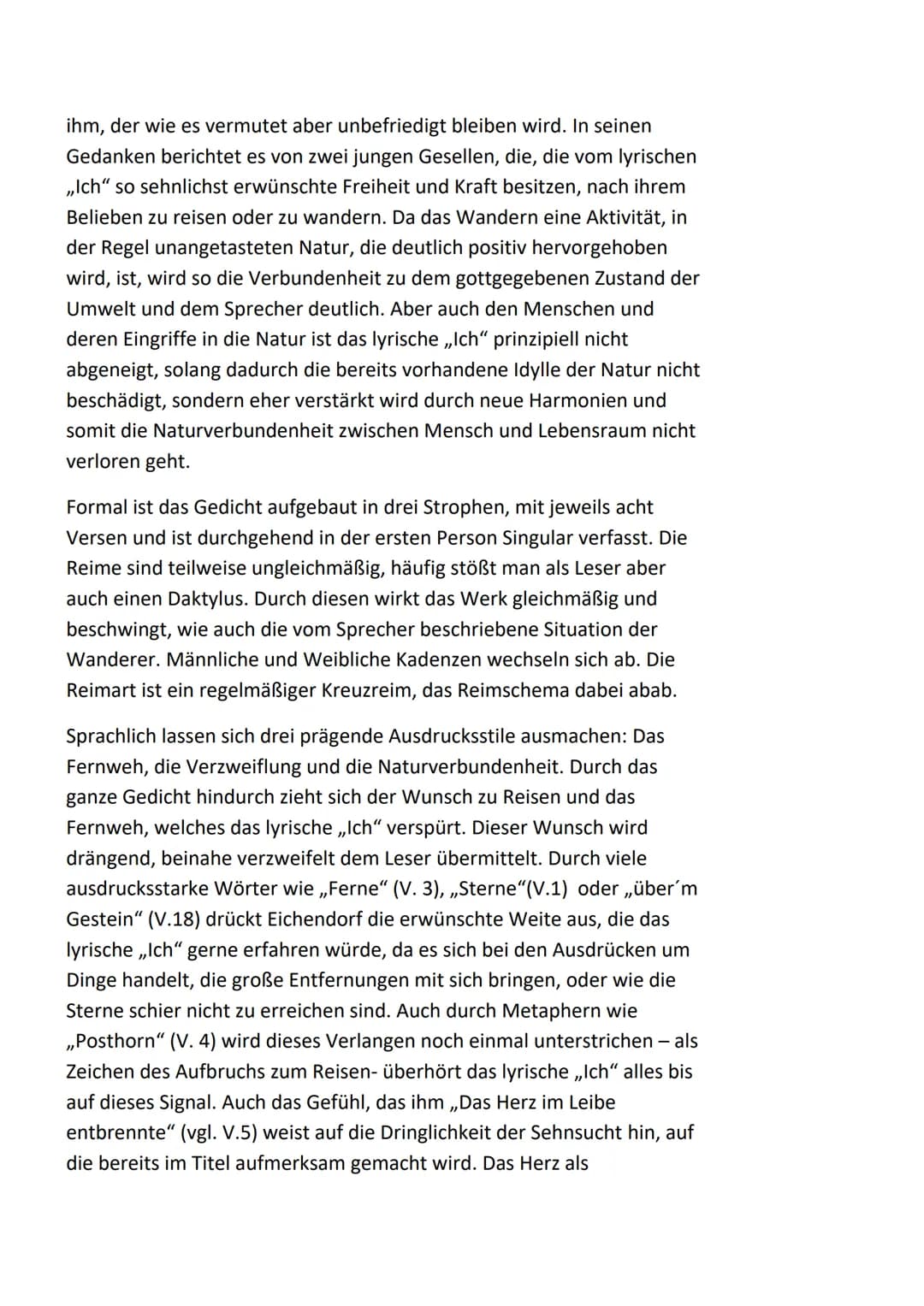 Empfindungen
des lyrischen "Ichs"
10
Wunschwelt
< Traumwelt
von Menschen
perfectiones 24
Fone/Wete, die
20
Sehnsucht
Es schienen so golden d