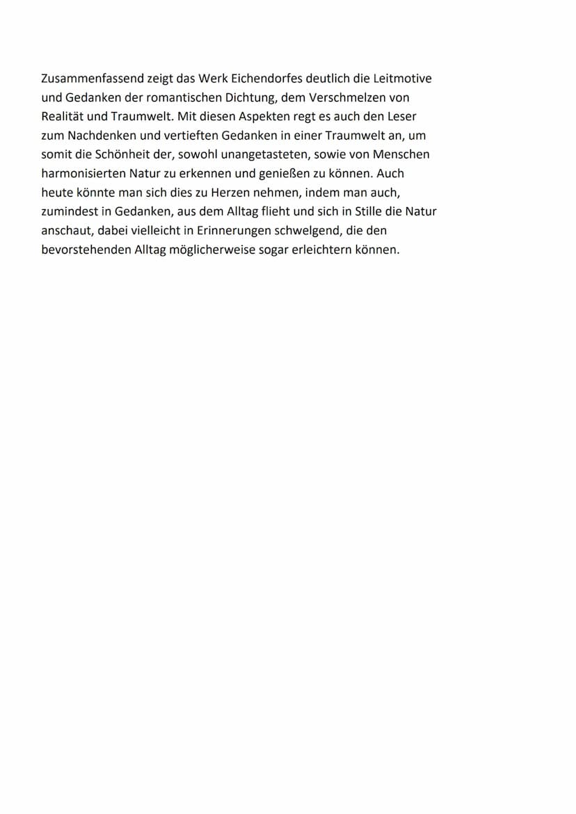 Empfindungen
des lyrischen "Ichs"
10
Wunschwelt
< Traumwelt
von Menschen
perfectiones 24
Fone/Wete, die
20
Sehnsucht
Es schienen so golden d