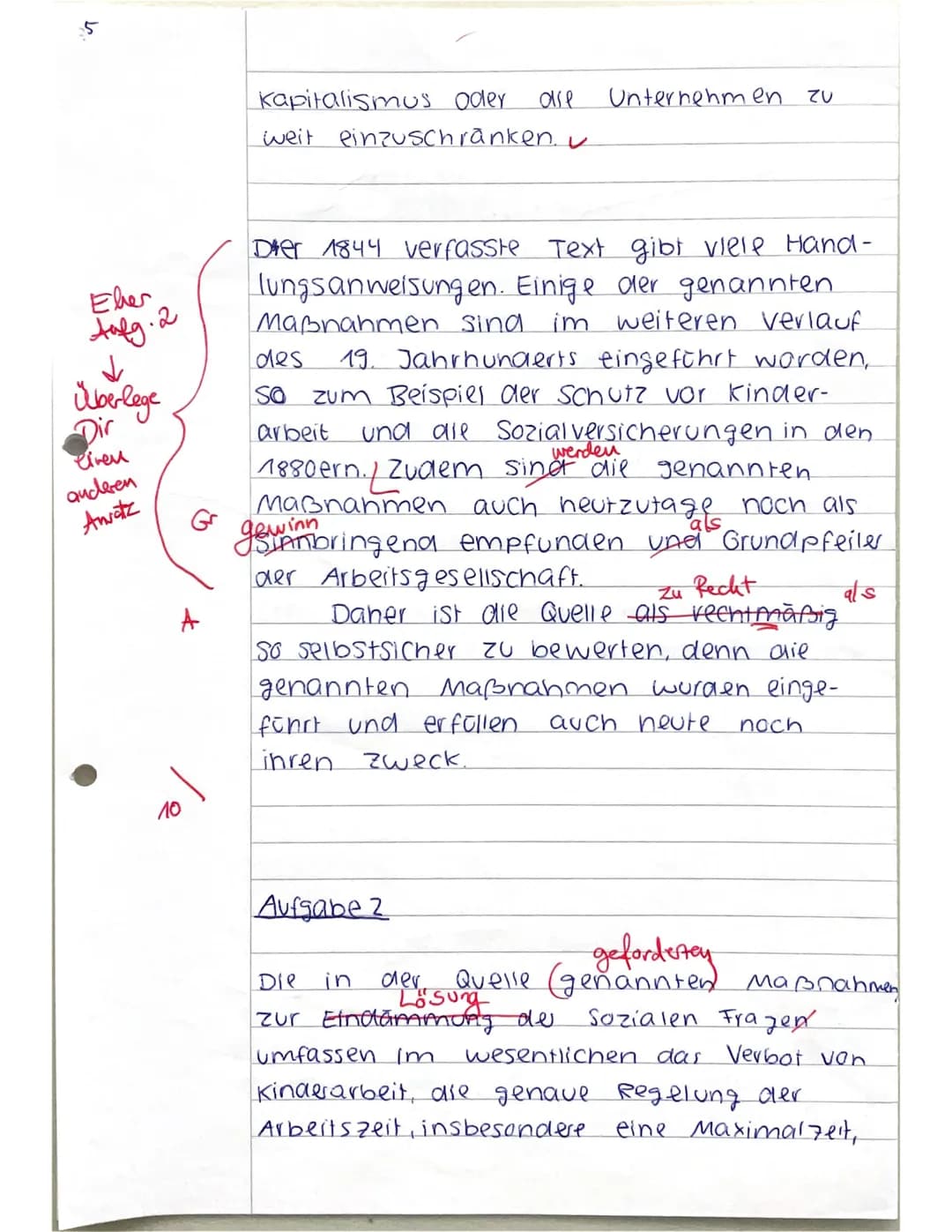 11_1: KA No. 2
Name: Melanie
●
●
GESCHICHTE (Leistungsfach)
VP: 34/27
NP: 12
Bitte beantworten Sie die folgenden Fragen in zusammenhängenden
