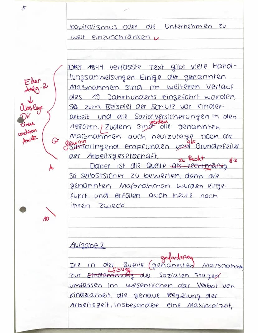 11_1: KA No. 2
Name: Melanie
●
●
GESCHICHTE (Leistungsfach)
VP: 34/27
NP: 12
Bitte beantworten Sie die folgenden Fragen in zusammenhängenden