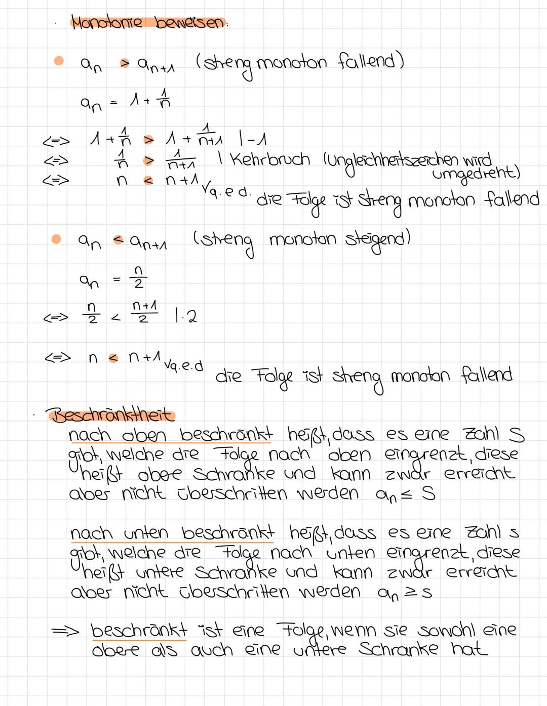 M A T H E 22 11.2021

1. Folgen + Eigenschaften
2. Reihen + Eigenschaften
3. Grenzwerte + Grenzwertsätze
4. Konvergenz geometrischer Folgen 