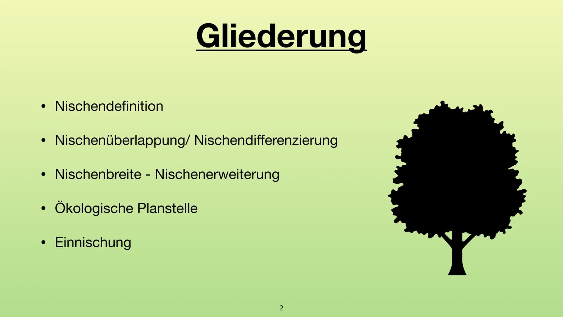 Handout - Ökologische Nische
Hannah Schmitt
Bi_LK_1 - Shf
Ökologische Nische
-> Die Ökologische Nische beschreibt die Gesamtheit der Beziehu