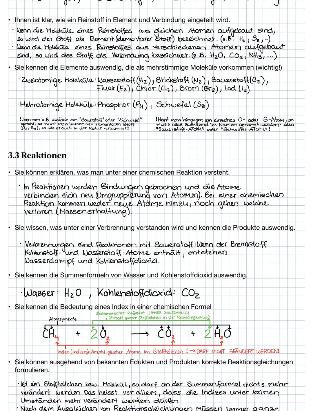 chemie
TEST 2
zu Kapitel 3
3.2 Stoffteilchen bestehen aus Atomen
• Sie wissen, wie Stoffteilchen aufgebaut sind.
Bestehen aus Atomen
Beispie