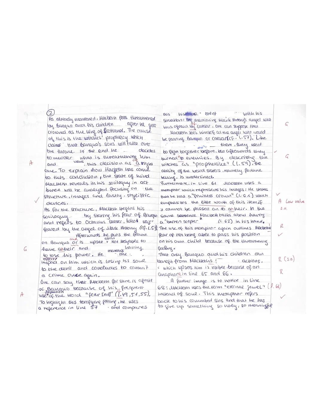 Name:
zeynep
Q1.2 E1/E2
2nd paper
2nd June, 2021
READING AND WRITING/MEDIATION
Part. Reading and writing
Text: William Shakespeare, Macbeth,