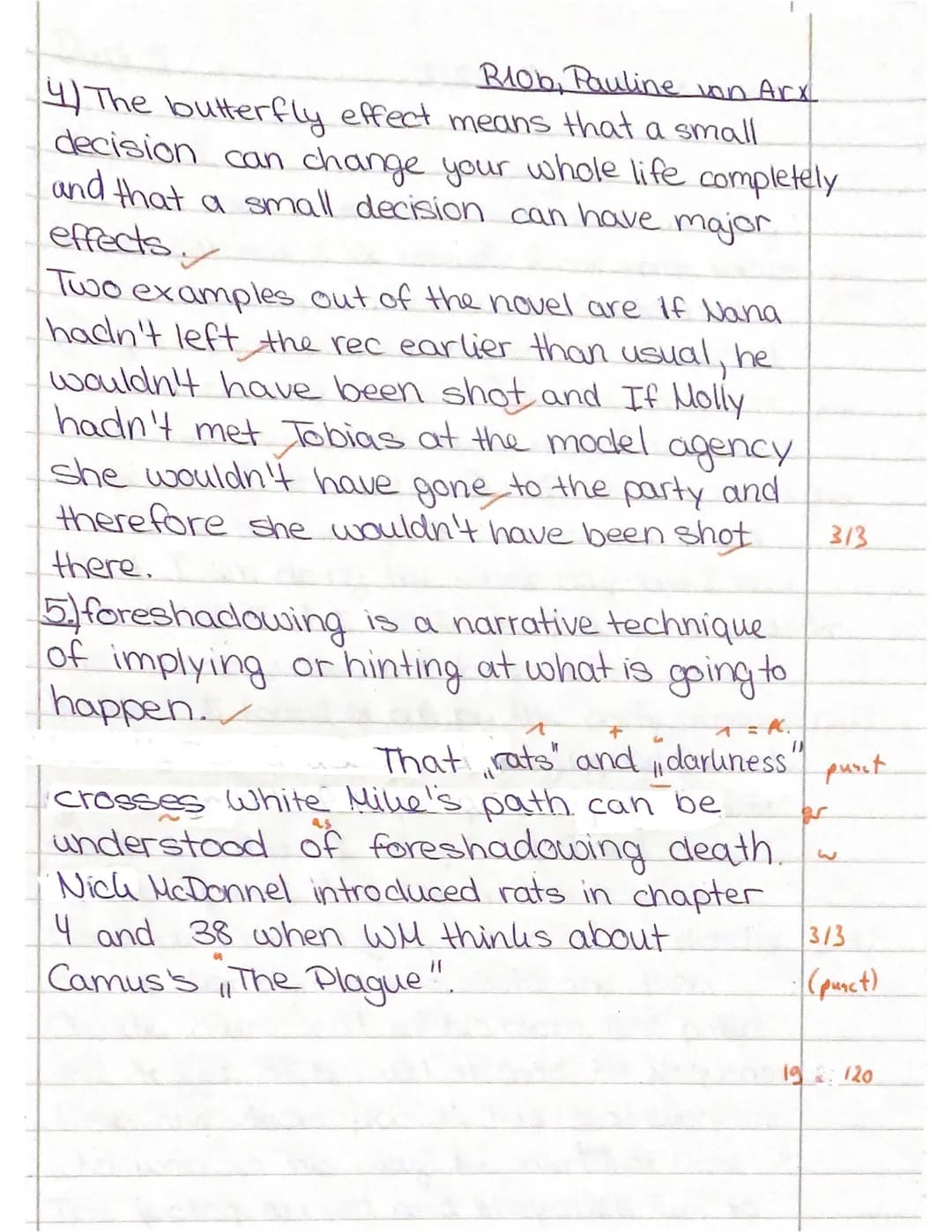 Class Test 3, English
Pauline von Arx
Text: Nick McDonell, Twelve (2002)
Assignments:
Part I:
1.
What is a flat character? Explain and give 