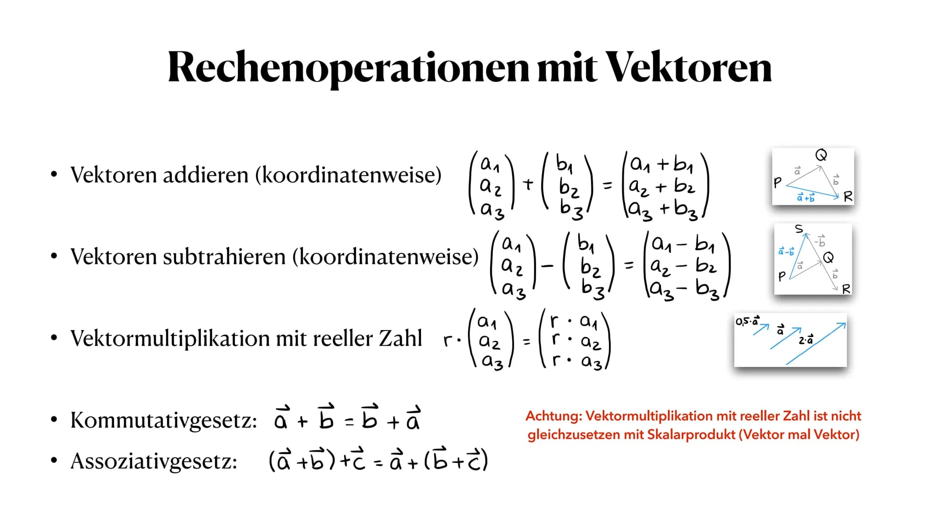 Analytische Geometrie und
Lineare Algebra ●
●
• 2. Vektorrechnung
3. Eigenschaften bestimmter geometrischer Formen
●
Inhaltsverzeichnis
1. L