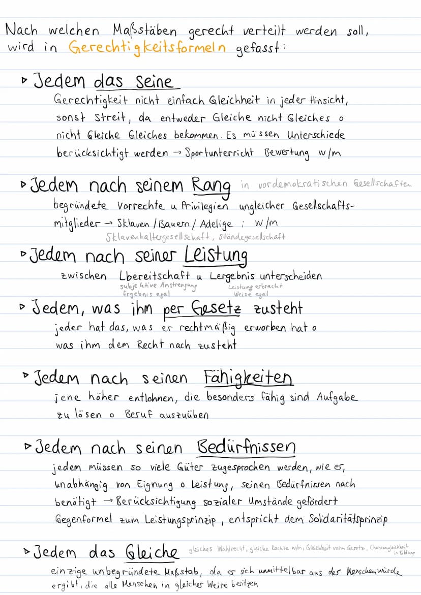 Verteilungsgerechtigkeit.
Gerechtigkeit zentrales Leitmotiv der Ethik.
Gerechtigkeit Gleichheit? im Ergebnis.
=
- Chancengleichheit?
=
= Rec
