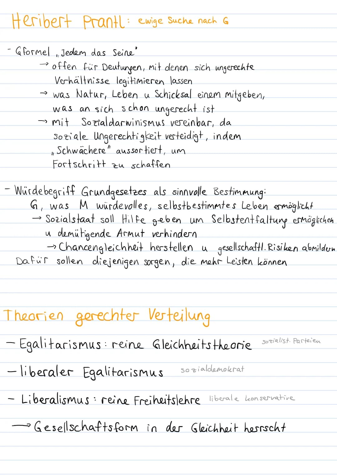 Verteilungsgerechtigkeit.
Gerechtigkeit zentrales Leitmotiv der Ethik.
Gerechtigkeit Gleichheit? im Ergebnis.
=
- Chancengleichheit?
=
= Rec