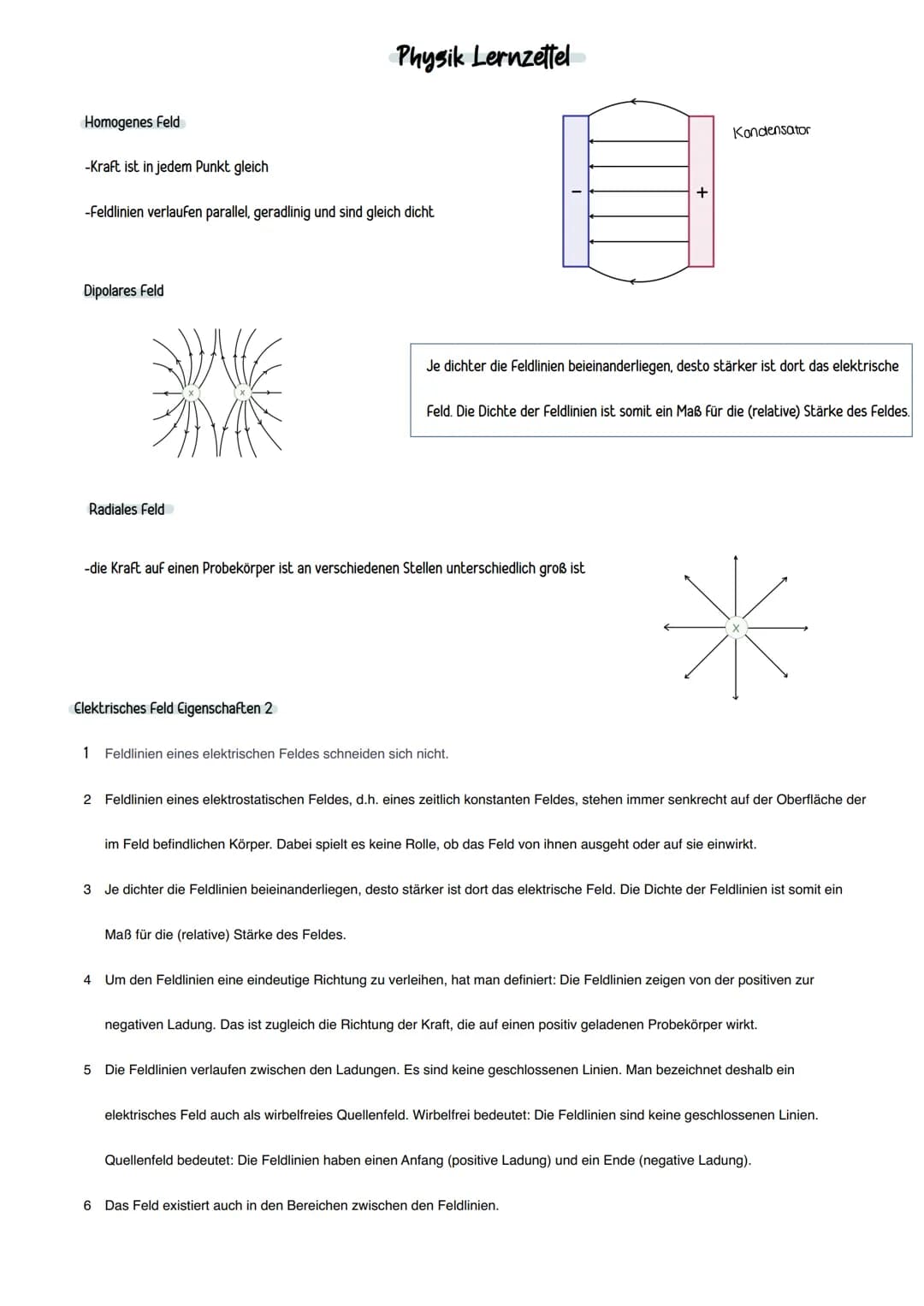 Elektrische Ladung
-beeinflusst das elektrische und magnetische Feld (Maß, wie stark ein Objekt ein elektrisches Feld beeinflussen/ wechselw