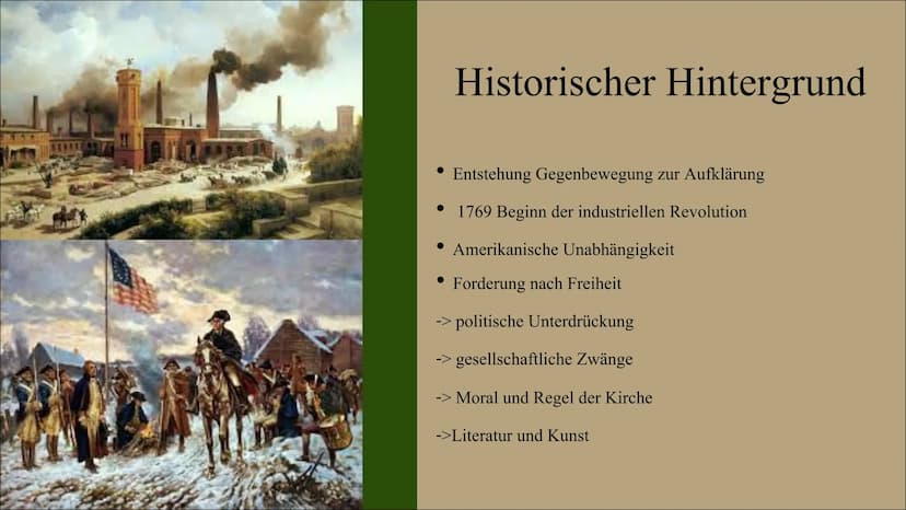 Herz
Ich
Einfachheit
Charakter
Idylle
Natur
Kraft
Selbstbestimmung
Ursprünglichkeit
Sturm und Drang
Vielfalt
Genie
Rebell
Empfindung
Begeist
