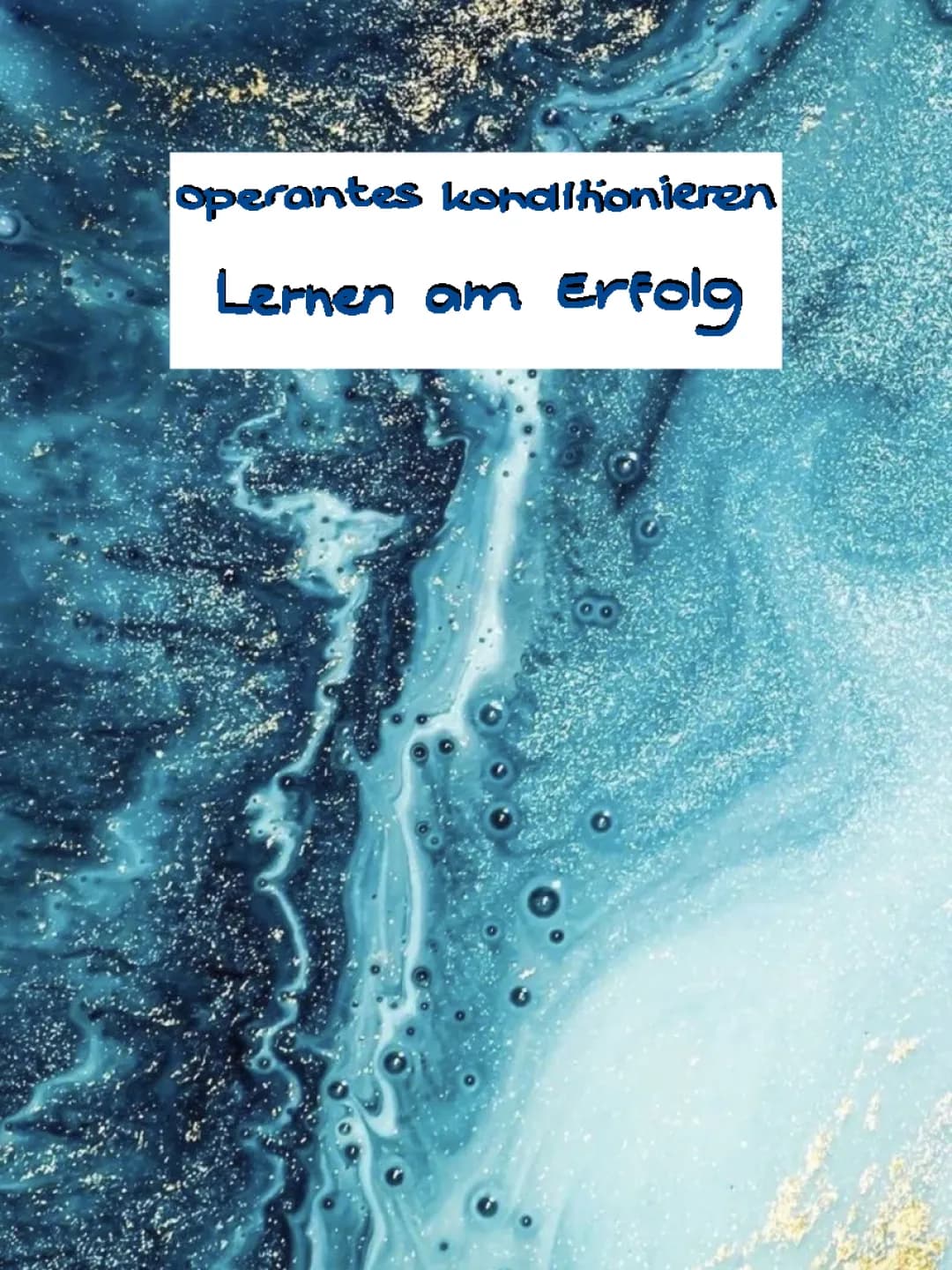 Operantes Konditionieren / Lernen am Erfolg