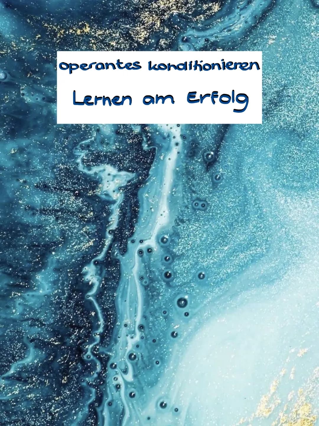 operantes konditionieren
Lernen am Erfolg operantes konditionieren & Lernen am Erfolg
Def. Lernen am Erfolg
QUESTION
= alle Lernprozesse, in
