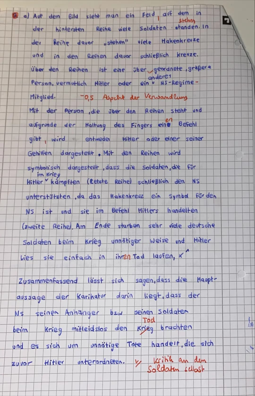 5,5
Thema: Kirche im Nationalsozialismus
1. a) Nenne die Bibelstelle, auf die Hitler sich berief, um seine Autorität zu legitimieren (1 P), 