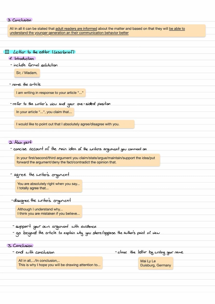 Teil A
I Outline...
Analysis Article
Einleitung
- state bibliographical information (title, author, type of text, date of publishing) and to