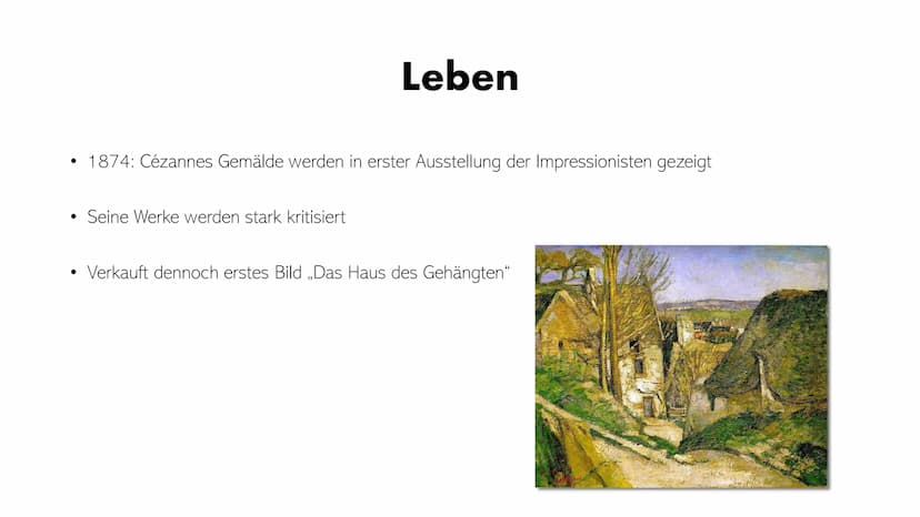 Paul Cézanne
Ein Vater der Moderne"
11 Gliederung
●
●
●
●
Allgemeine Informationen
Cézannes Leben
Gesamtwerk
Werkvorstellung
Bedeutung und E