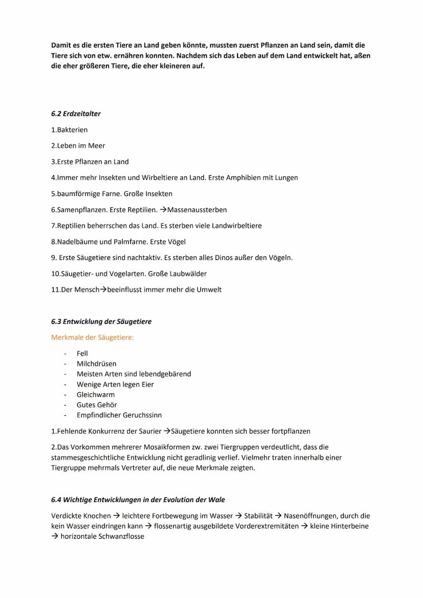 Lernzettel Biologie
Themen: Fossilien, Fossilien mit besonderer Bedeutung, Belege aus der Anatomie, DARWINS
Evolutionstheorie, Entstehung vo