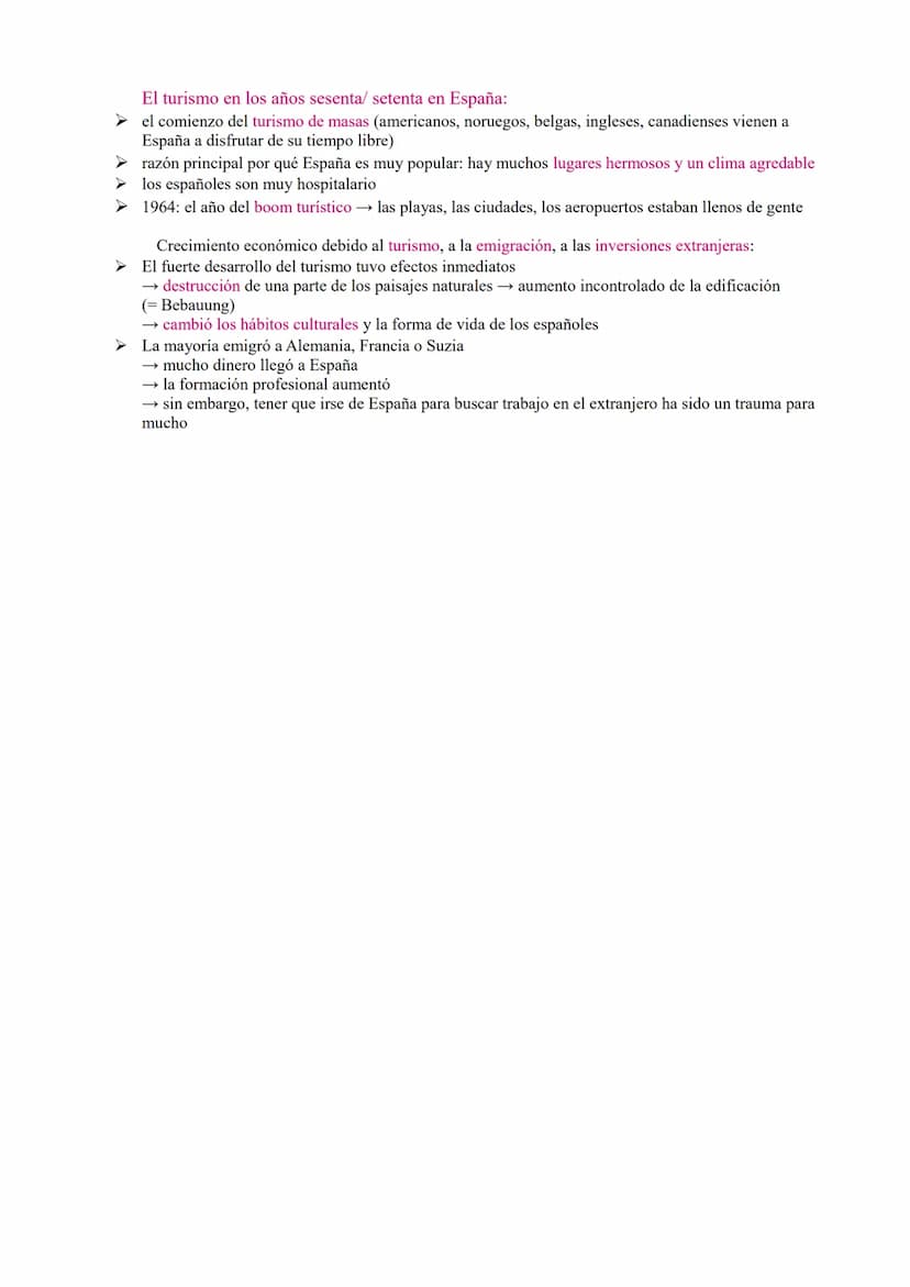 Hasta los años 50
años 50
años 60
1975
1977
1978
Historia de España
Las etapas del franquismo
el franquismo significa el fin de los libertad