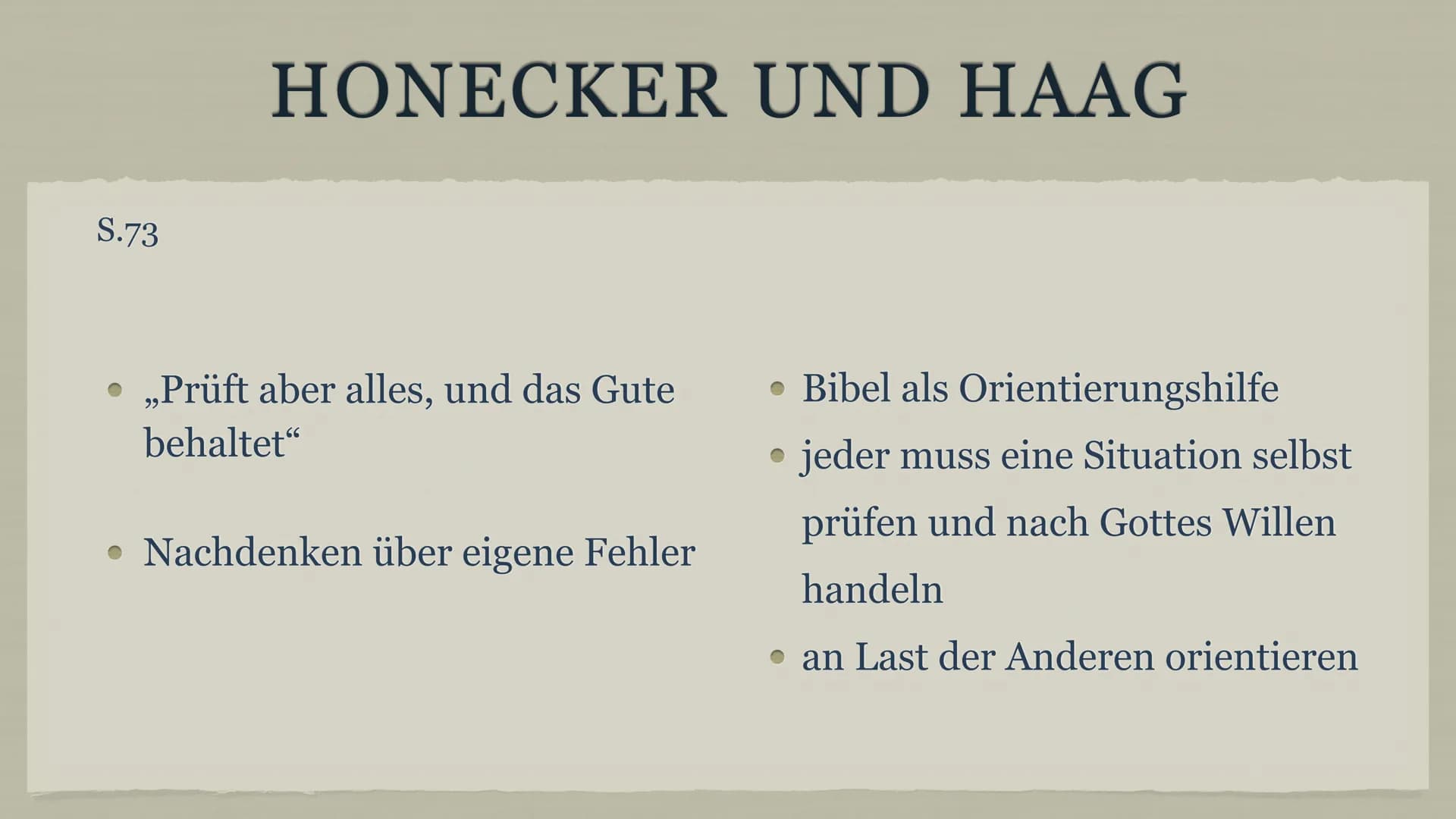 Religion Stunden Resümee
*Wir haben uns in der letzen Stunde mit den Grundstrukturen der christlichen Ethik
beschäftigt.
*Zuerst haben wir u