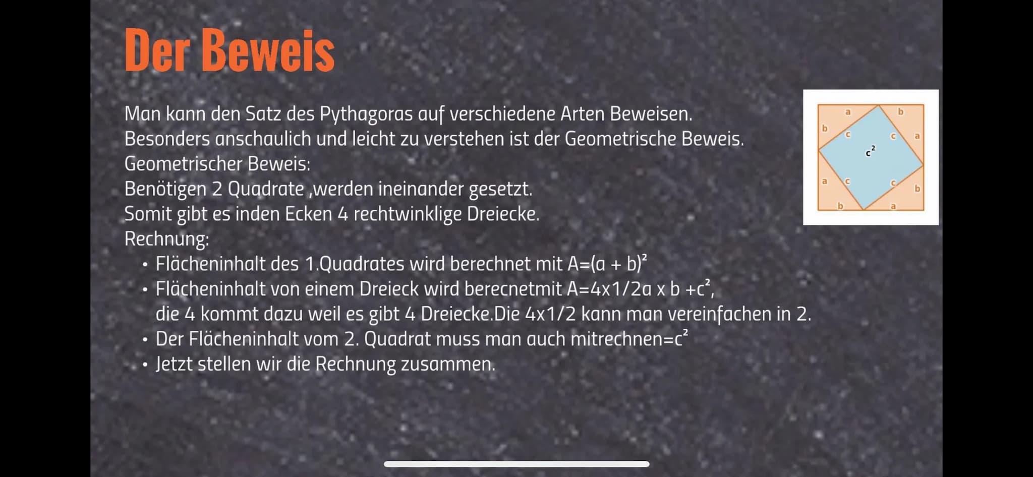 
<h2 id="werwarpythagoras">Wer war Pythagoras</h2>
<p>Pythagoras war ein griechischer Philosoph, geboren 570 v.Chr auf Samos und gestorben 5