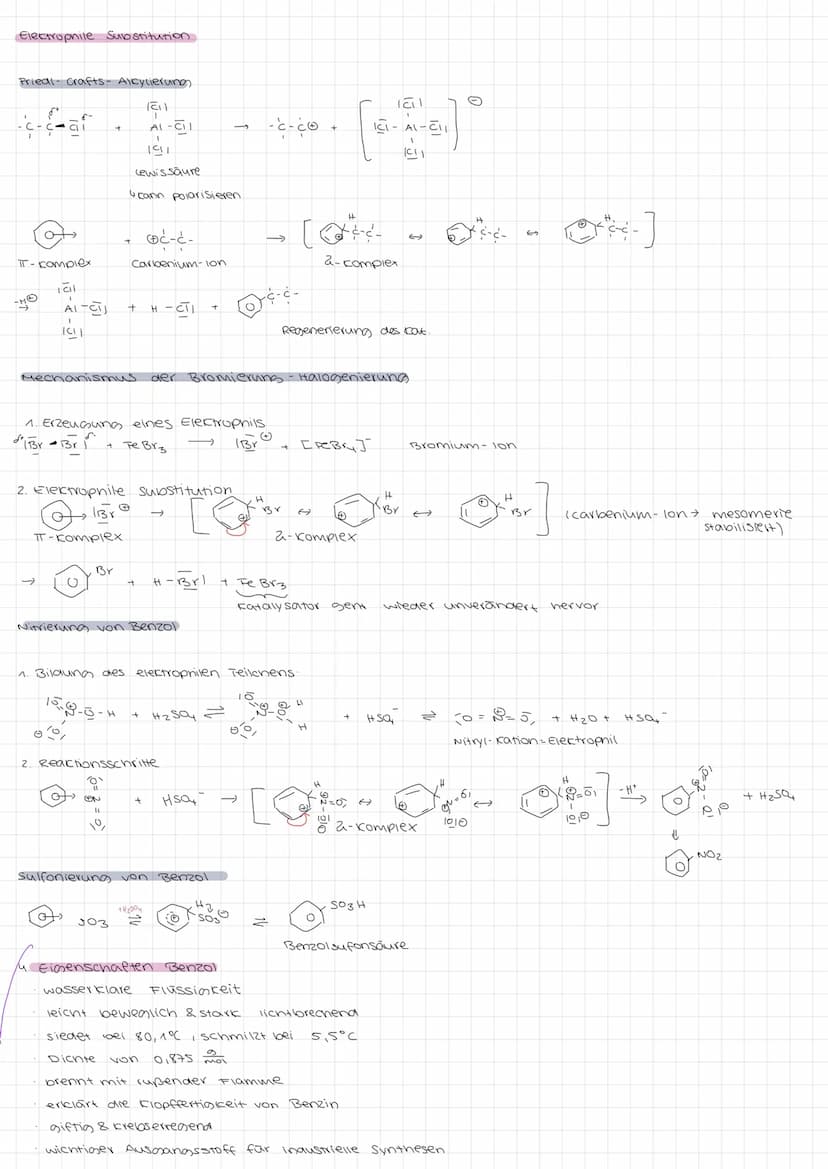 H
Chemie
AROMATEN
1. Benzol & keculé
C
1
2. Herstellung von Benzol
11
H
3. Reaktionen des Benzols
Nebenprodukt bei der verkoniung von Steinc