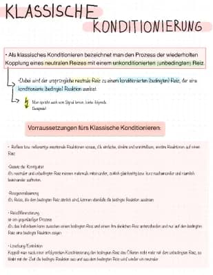 Know Klassische Konditionierung 📚 thumbnail