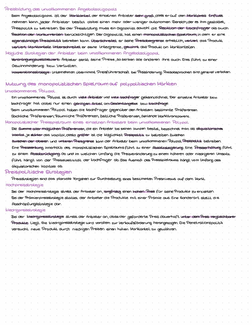 Preispolitik
Die Preispolitik ist das bestimmen der Absatzpreise. Eur Preispolitik gehören auch die Gestaltung der Preisnachlässe
(Rabatte, 